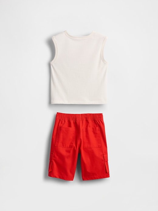 set di abbigliamento sportivo con logo per neonati e bambini piccoli