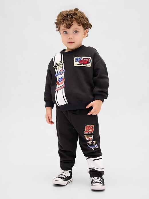 gap × disney baby toddler vintagesoft cars sweat set