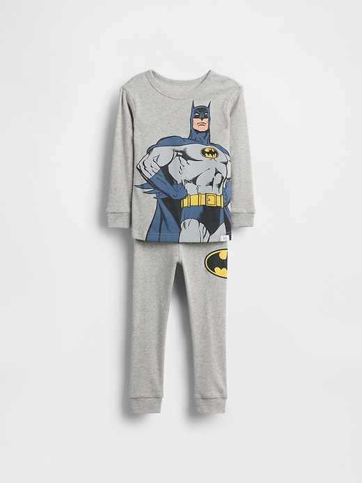 pigiama in cotone biologico spazzolato per neonati e bambini piccoli batman