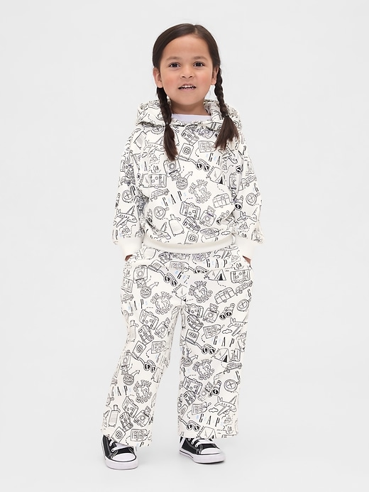 gap × bÉis pantaloni della tuta vintage morbidi a forma cilindrica per neonati e bambini
