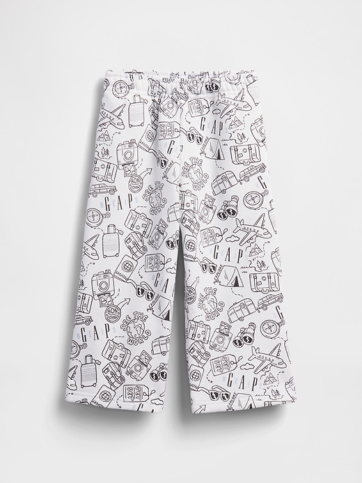 gap × bÉis pantaloni della tuta vintage morbidi a forma cilindrica per neonati e bambini