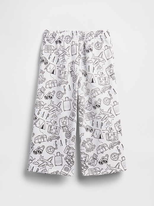 gap × bÉis pantaloni della tuta vintage morbidi a forma cilindrica per neonati e bambini