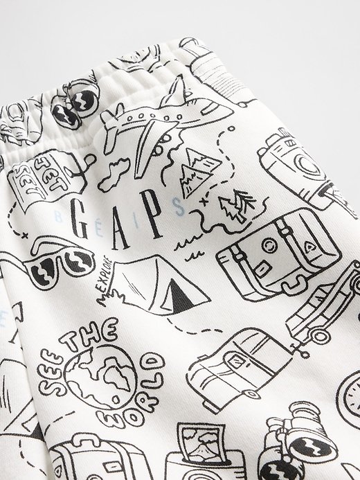 gap × bÉis pantaloni della tuta vintage morbidi a forma cilindrica per neonati e bambini