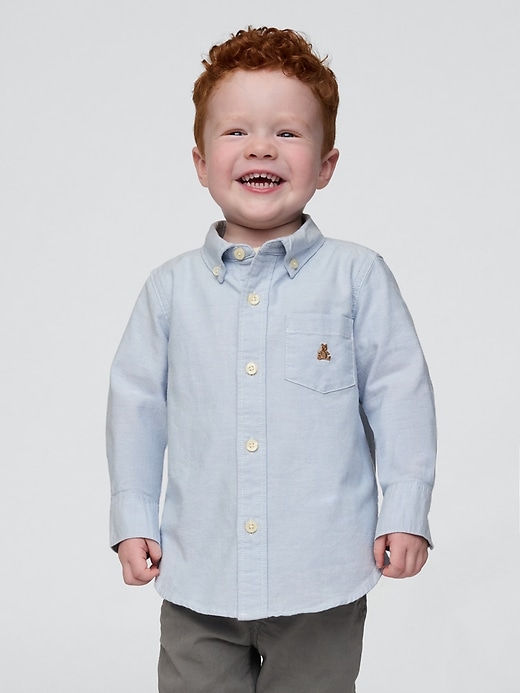 camicia oxford per neonati e bambini piccoli