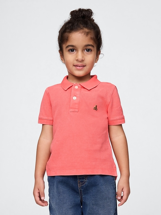 polo in piquet per neonati e bambini piccoli