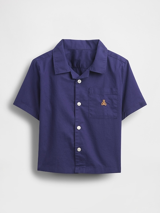 camicia cabana in cotone biologico per neonati e bambini