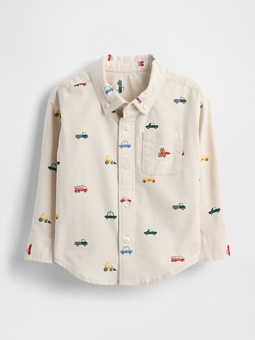 camicia oxford oversize per neonati e bambini piccoli