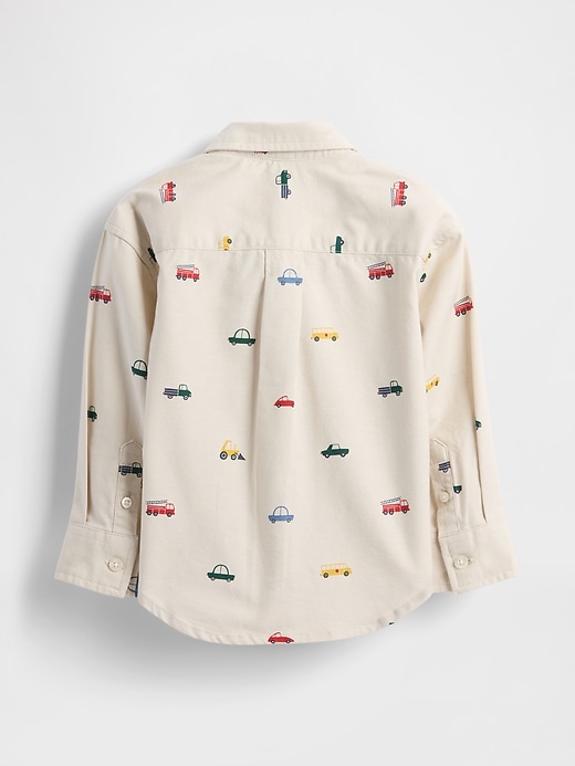 camicia oxford oversize per neonati e bambini piccoli