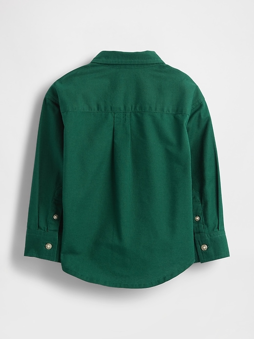 camicia oxford oversize per neonati e bambini piccoli