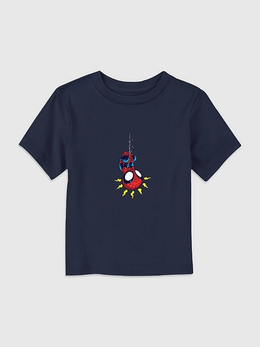maglietta grafica classica retrò di spiderman per bambini