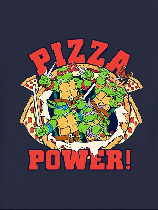 maglietta pizza power per bambini tartarughe ninja mutanti adolescenti