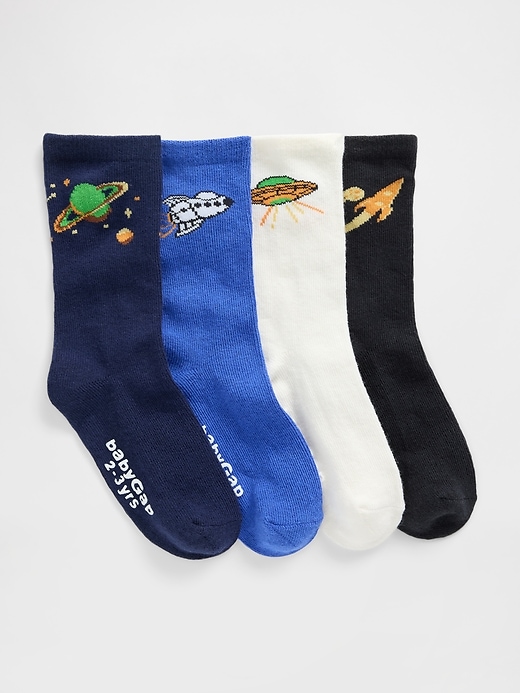 calzini space crew per neonati e bambini confezione da 4