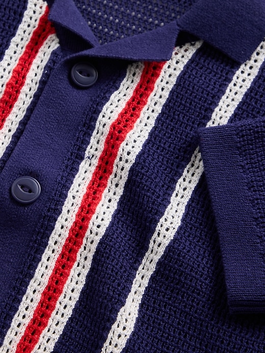 maglione a righe con bordo per neonati e bambini piccoli