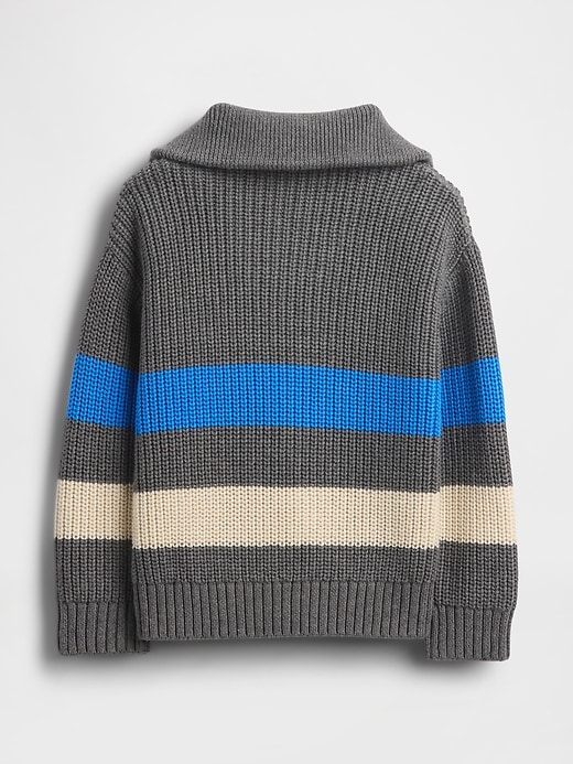 maglione con cerniera a un quarto per neonati e bambini piccoli