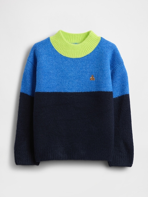 maglione color block per neonati e bambini