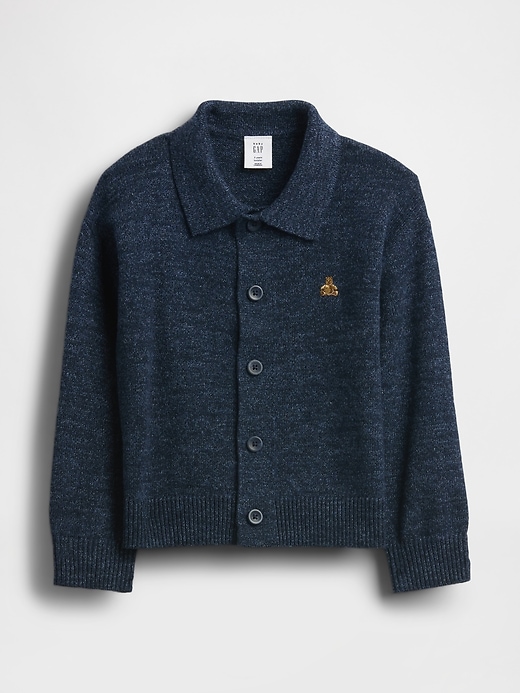 maglione con colletto e bottoni sul davanti per neonati e bambini piccoli