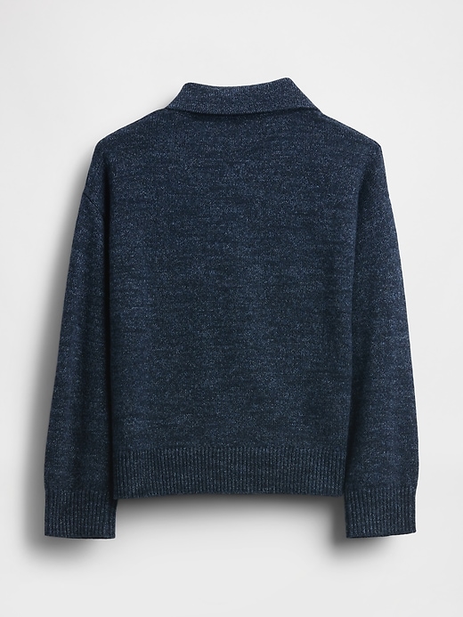 maglione con colletto e bottoni sul davanti per neonati e bambini piccoli