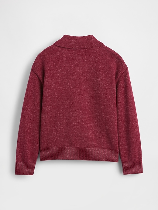 maglione con colletto e bottoni sul davanti per neonati e bambini piccoli