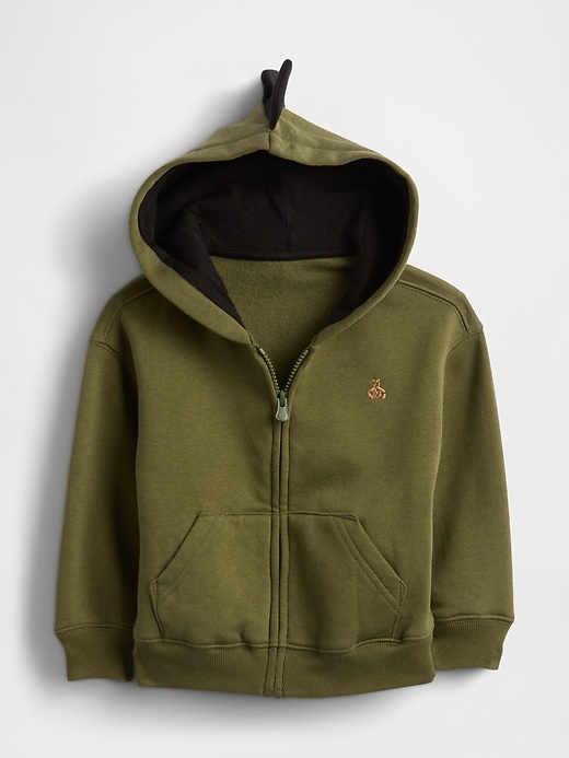 felpa con cappuccio e zip vintagesoft dino per neonati e bambini