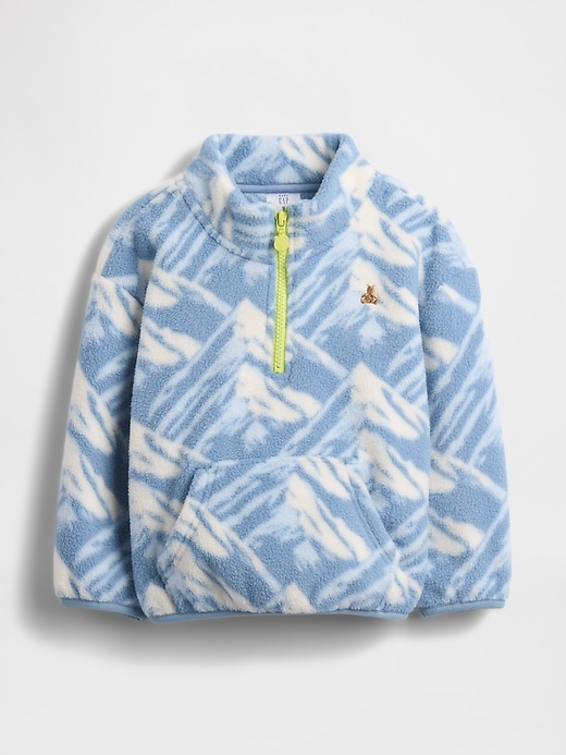 maglione con cerniera a un quarto per neonati e bambini piccoli