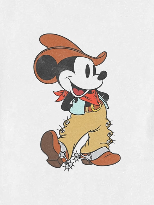maglietta grafica topolino cowboy per bambini