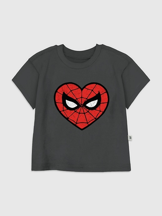 maglietta grafica con cuore di spidey per bambini