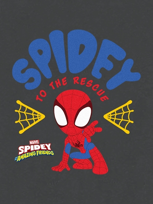maglietta grafica per bambini spidey e i suoi fantastici amici