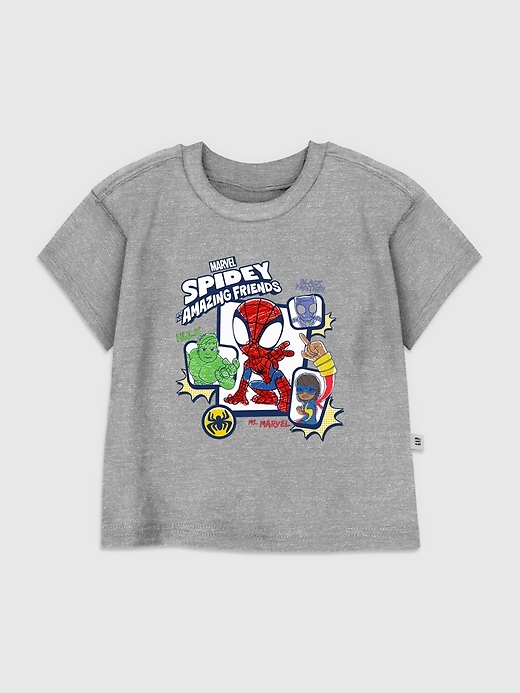 maglietta grafica per bambini spidey e i suoi fantastici amici