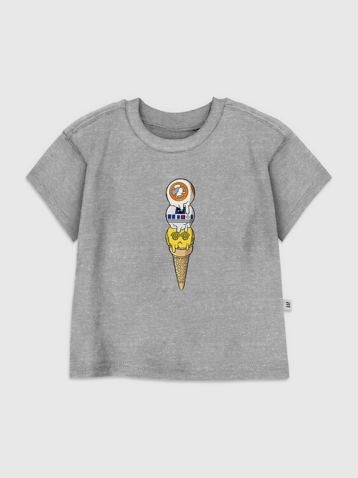 maglietta grafica star wars driod cone per bambini