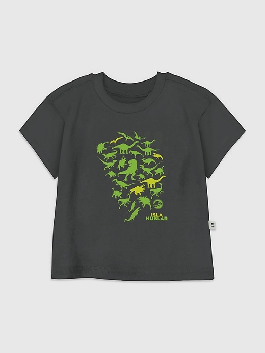 maglietta grafica jurassic world dino toss up per bambini