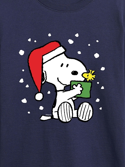 maglietta a maniche lunghe per bambini peanuts snoopy woodstock present