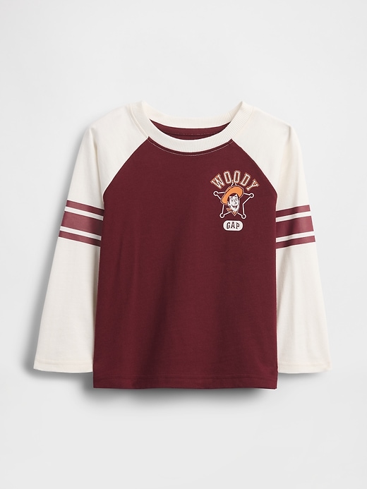 t-shirt in jersey raglan per neonati e bambini piccoli gap × disney