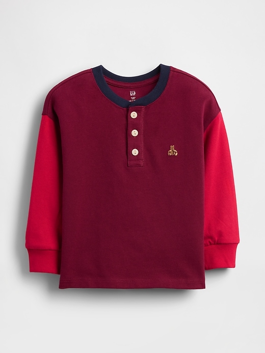 maglietta henley per neonati e bambini piccoli