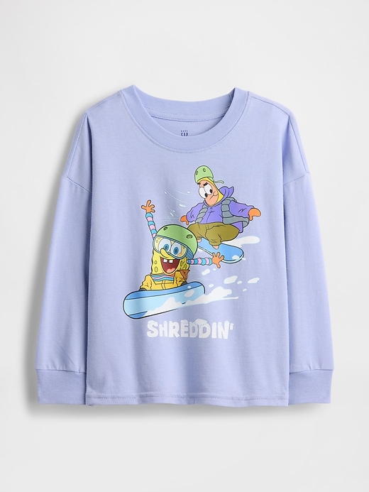maglietta con logo grafico spongebob squarepants per neonati e bambini piccoli