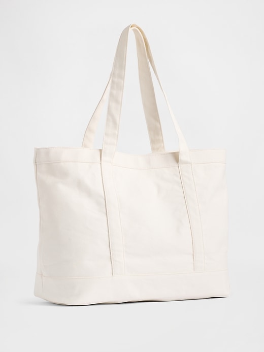 borsa tote in denim con logo brannan bear