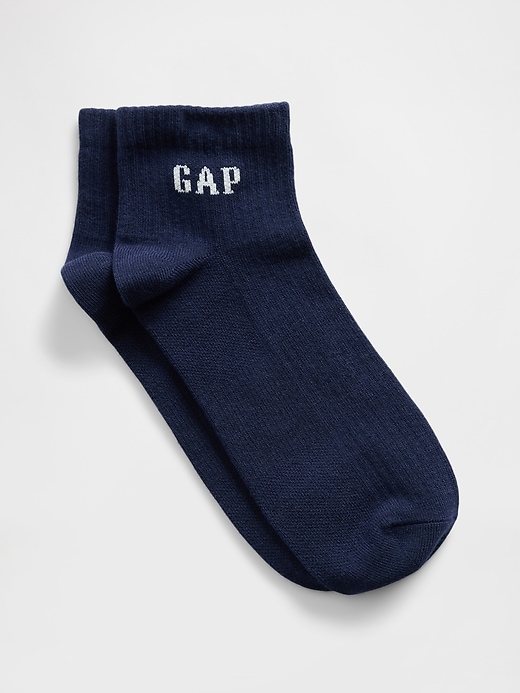 calzini gap logo quarter crew