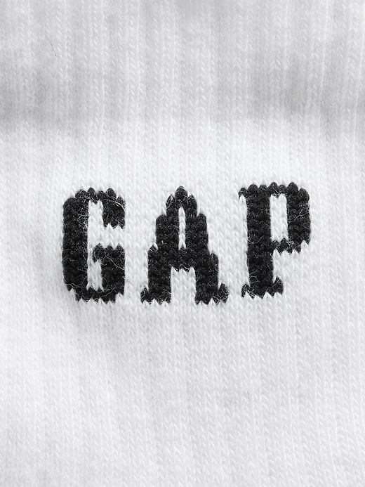 calzini gap logo quarter crew
