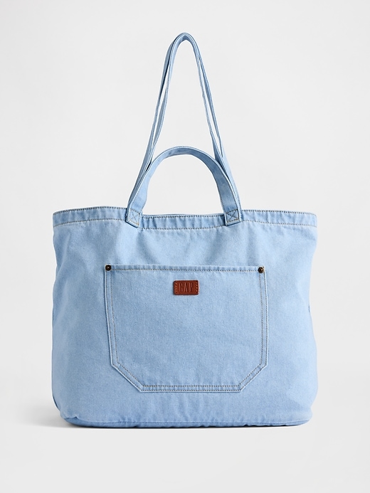 borsa tote in denim