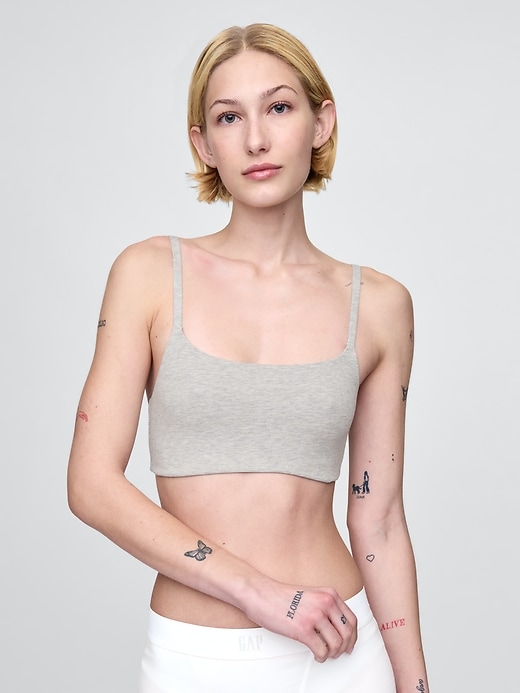 reggiseno bralette in cotone elasticizzato biologico
