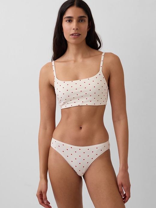 reggiseno bralette in cotone elasticizzato biologico