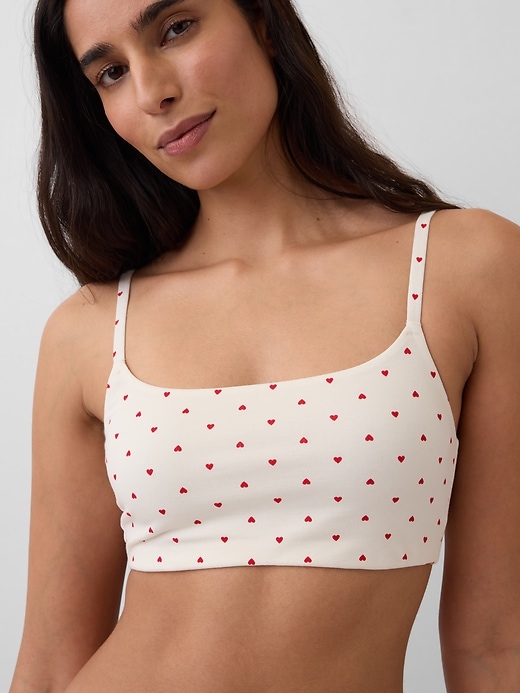 reggiseno bralette in cotone elasticizzato biologico