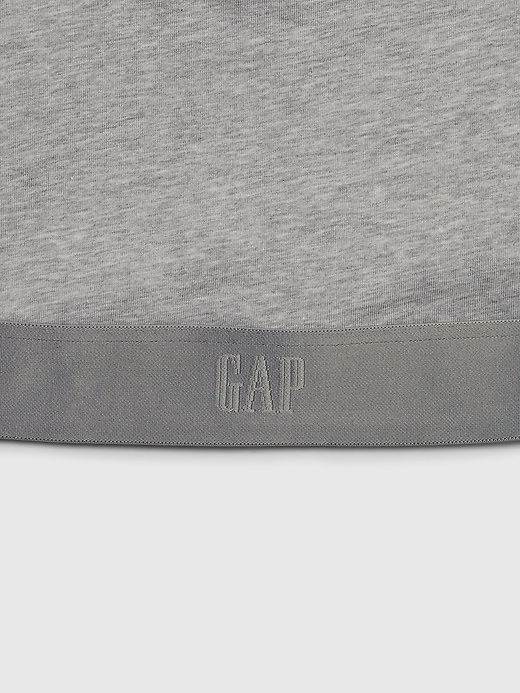 reggiseno a triangolo con logo gap in cotone elasticizzato biologico