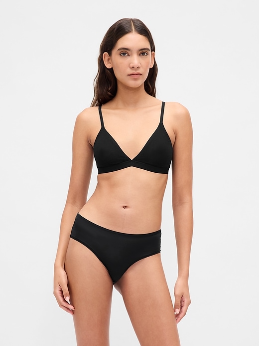 reggiseno triangolare in cotone elasticizzato biologico