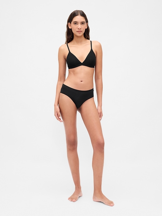 reggiseno triangolare in cotone elasticizzato biologico
