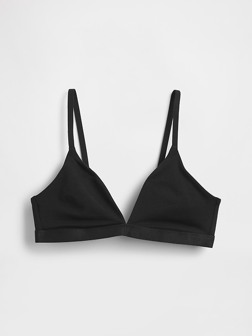 reggiseno triangolare in cotone elasticizzato biologico