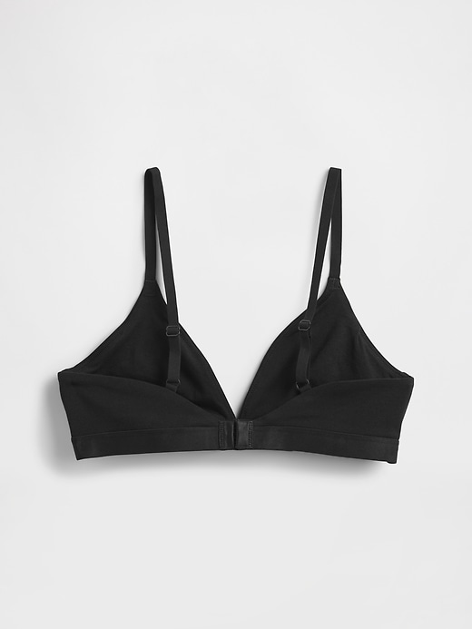 reggiseno triangolare in cotone elasticizzato biologico