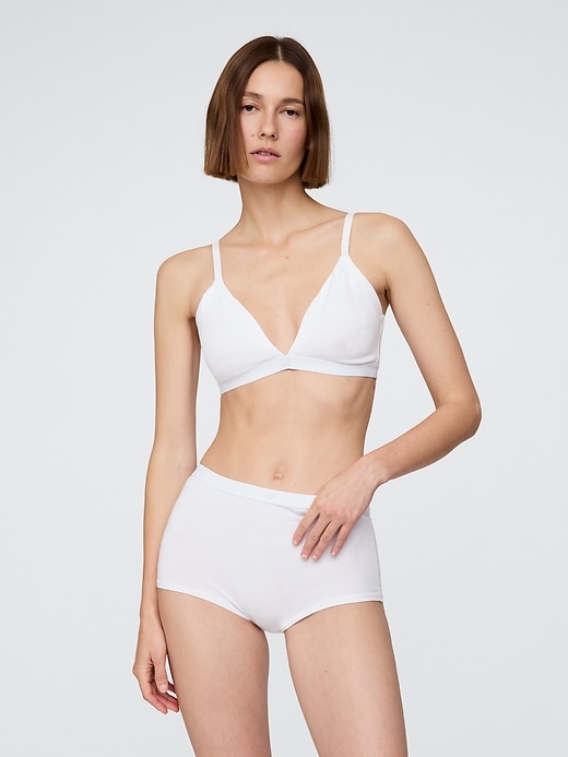 reggiseno triangolare in cotone elasticizzato biologico