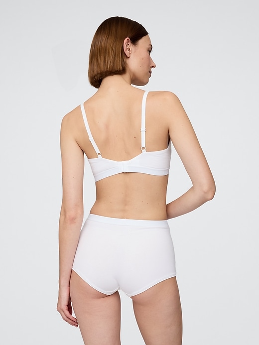 reggiseno triangolare in cotone elasticizzato biologico