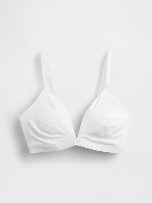 reggiseno triangolare in cotone elasticizzato biologico