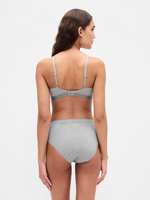 reggiseno triangolare in cotone elasticizzato biologico